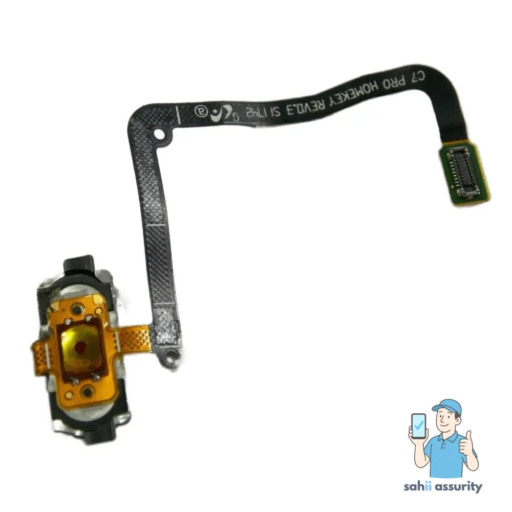 Home Button Complete for Samsung Galaxy C7 Pro Black thumbnail